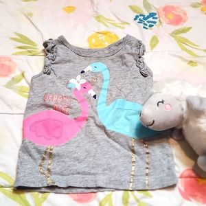 Carter's 18 Months Flamingo Top